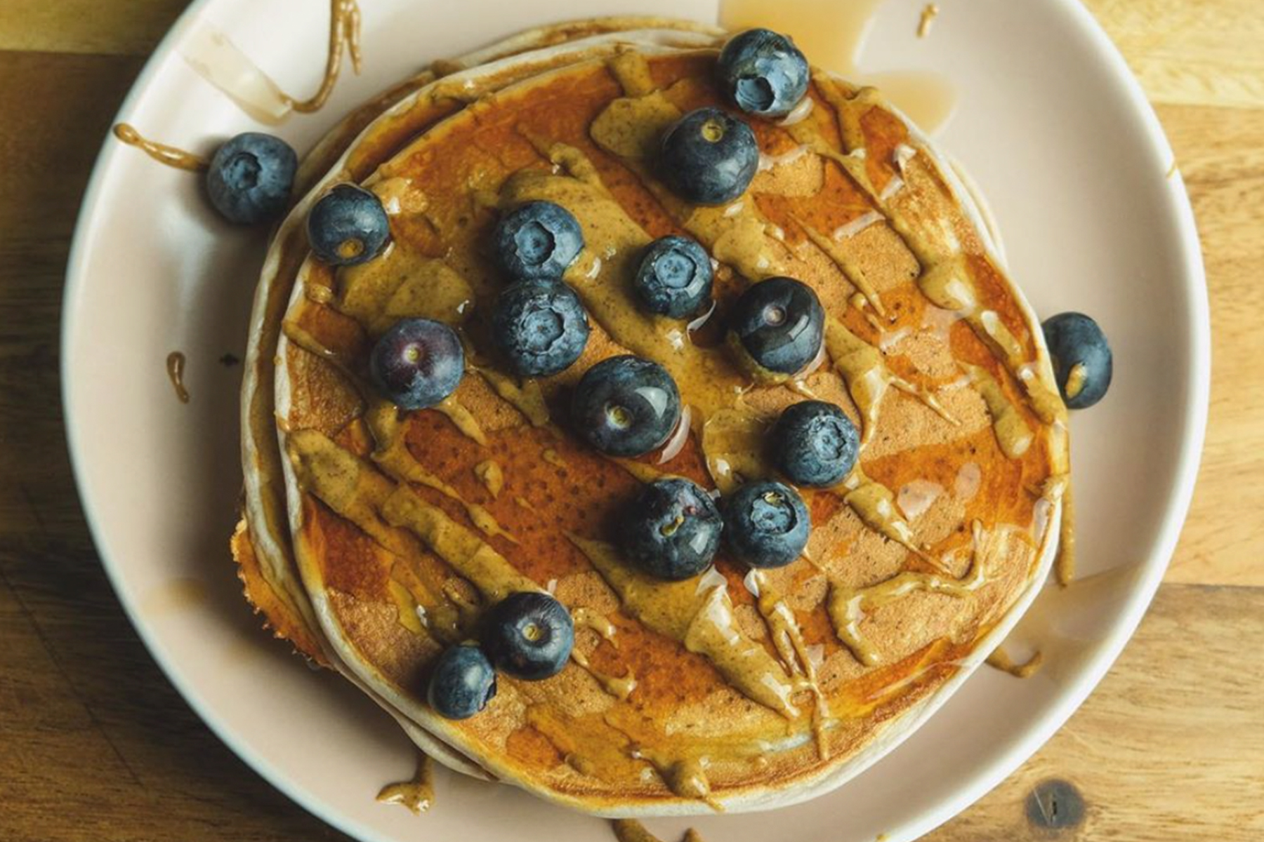 Blueberry Butterscotch Pancake Stack - The Good Bite