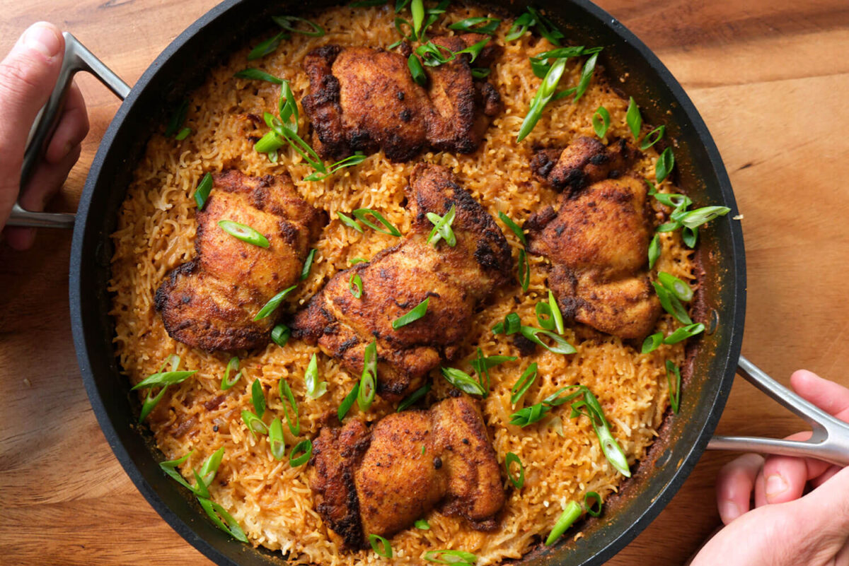 Peanut Chicken Rice Bake